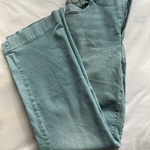 Everlane High Rise Flare Light Blue Denim Jeans